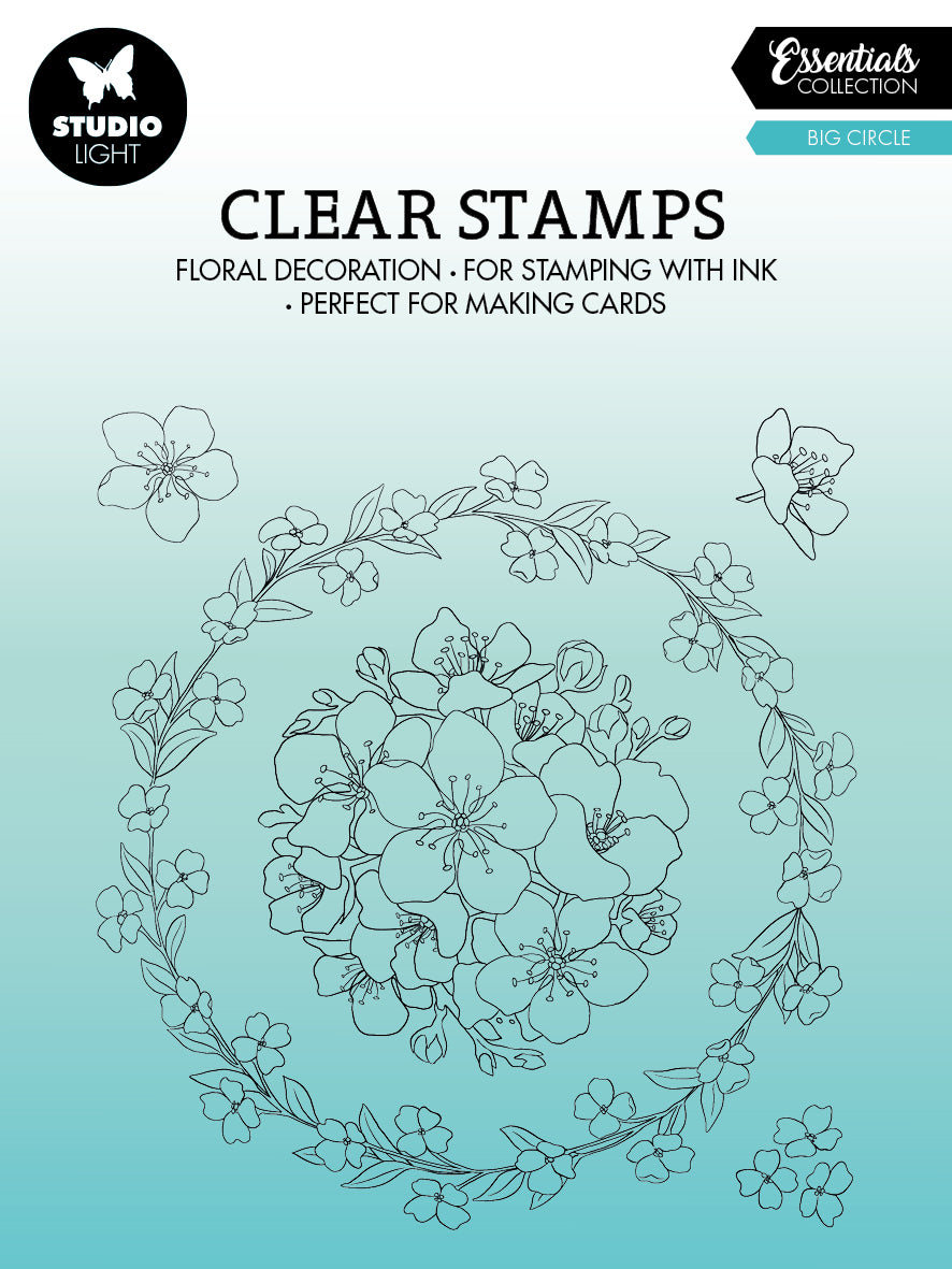 SL Tampon transparent Grands cercles essentiels 119x129x3mm 5 PC nr.368