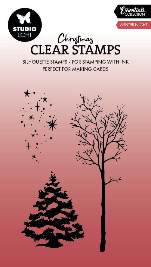 SL Clear Stamp Winter Night Essentials 3 PC — Ecstasy Crafts