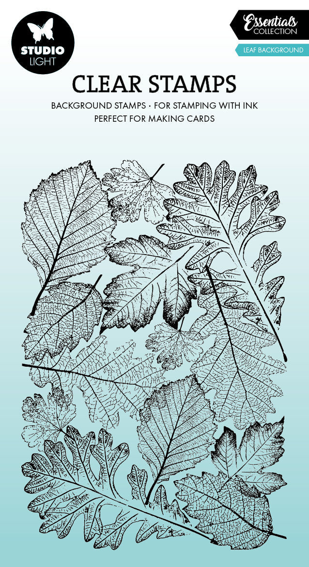 SL Clear Stamp Leaf Background Essentials 1 Piece — Ecstasy Crafts