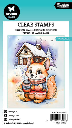 SL Tampon transparent Hot Cocoa Essentials 74x105x1mm 1 pièce