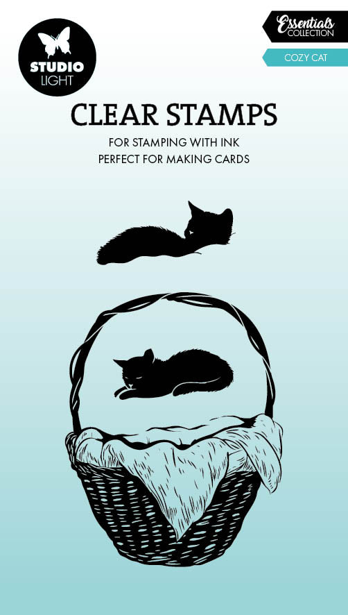 SL Tampon Transparent Cozy Cat Essentials 53x89x3mm 3 Pièces