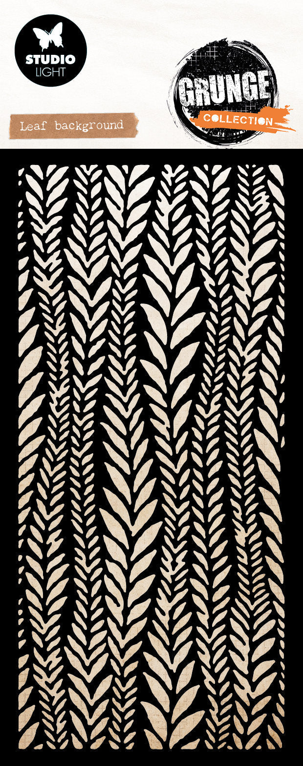 SL Masque Feuille Fond Grunge Collection 100x150x1mm 1 Pièce
