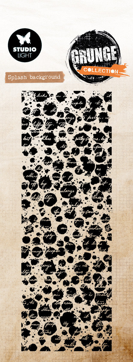 SL Tampon transparent Splash Background Grunge Collection 72x193.6x3mm 1 Pièce