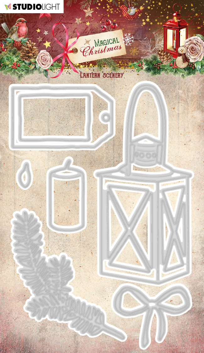 SL Cutting Die Lantern Scenery Magical Christmas 96x141x1mm 7 PC nr.691 — Ecstasy Crafts