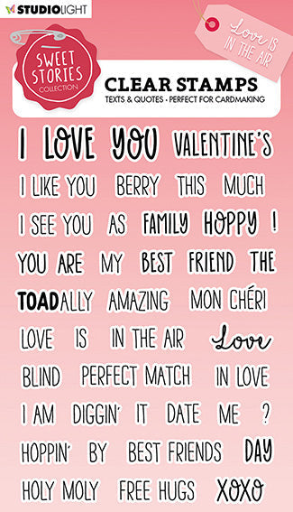 SL Tampon transparent Citations Small Love Is In The Air Sweet Stories 148x105x3mm 41 PC réf.329
