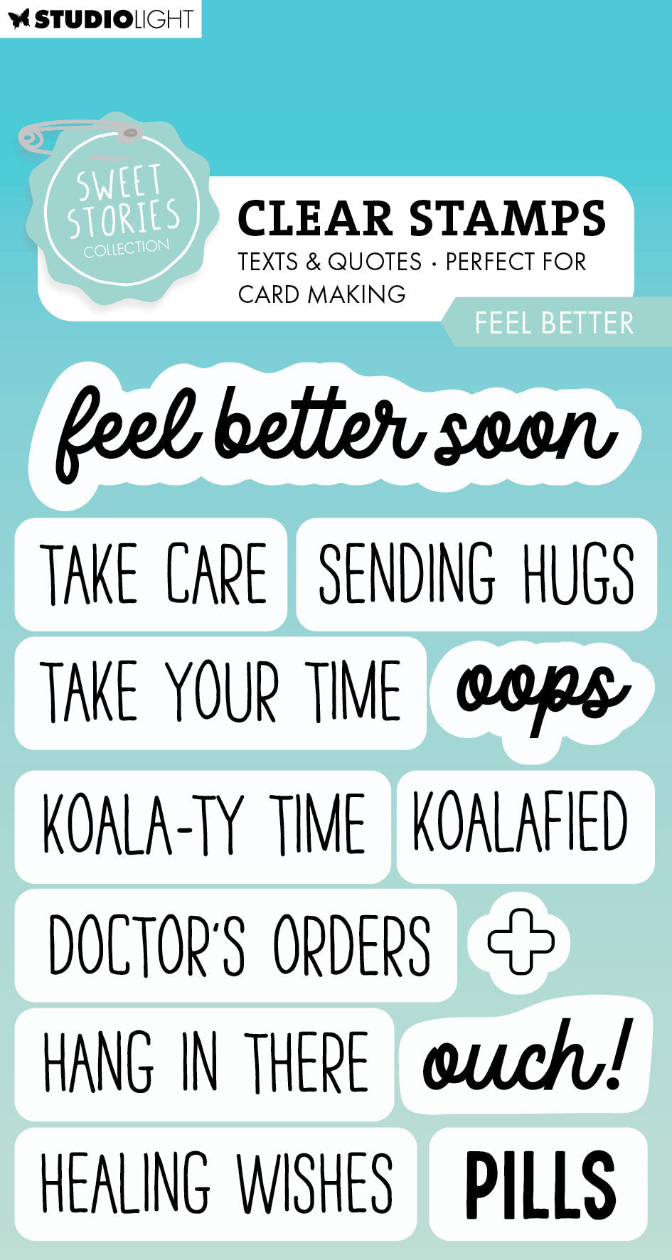 SL Clear Stamp Feel Better Sweet Stories 13 PC