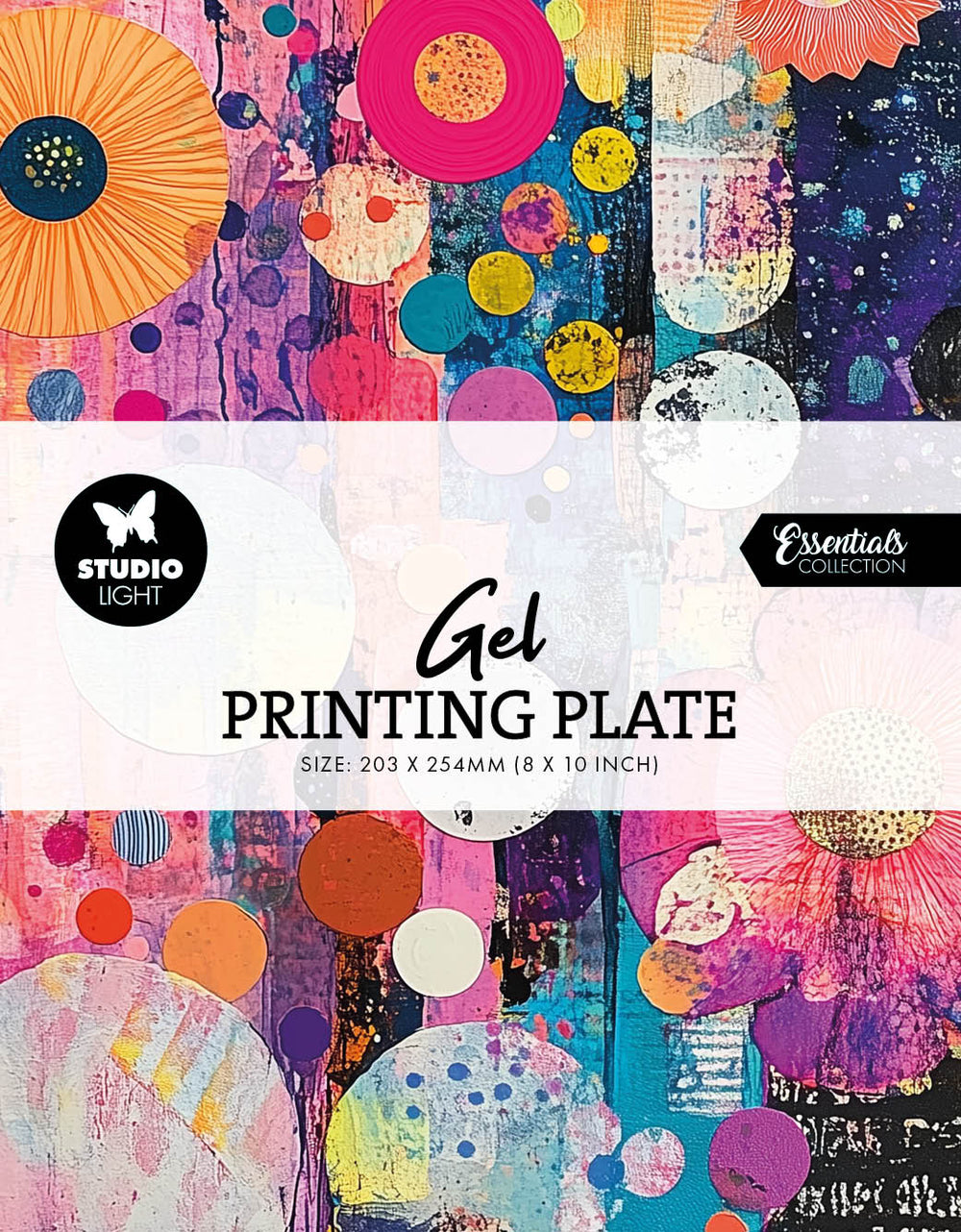Plaque d'impression gel SL Outils 8x10 pouces 176x226x10mm 1 pièce