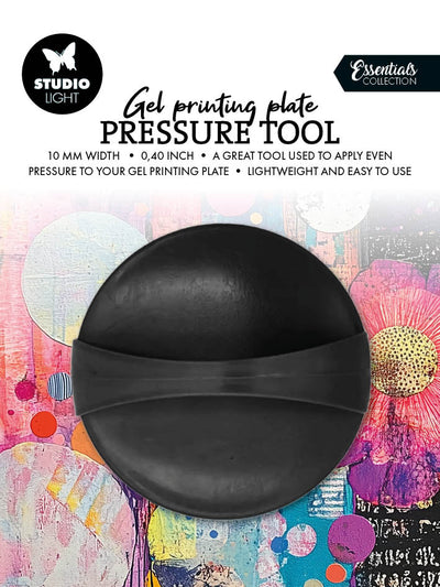 Outil de pression pour plaque d'impression gel SL, diamètre 10 cm, 1 pièce