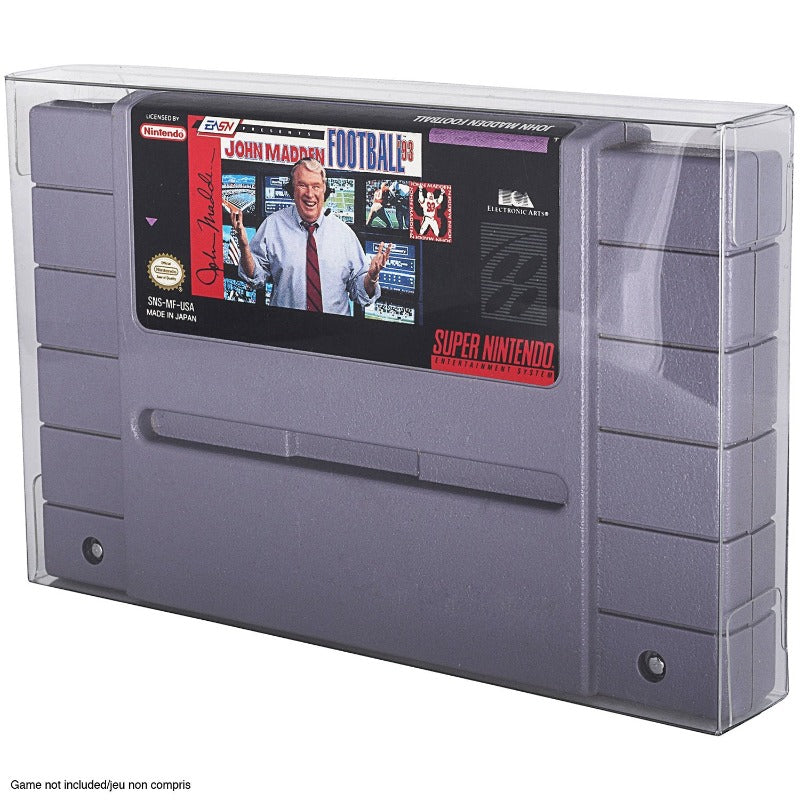 Nintendo SNES (Cartridge) - EVORETRO PET Protectors - Pack of 25