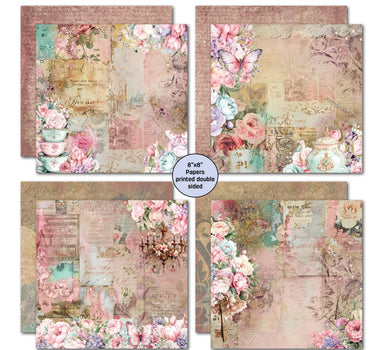 3Quarter Designs Positivi-Tea 8x8 Paper Pack