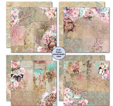 3Quarter Designs Positivi-Tea 8x8 Paper Pack