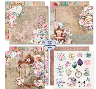3Quarter Designs Positivi-Tea 8x8 Paper Pack
