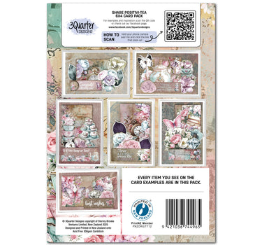 3Quarter Designs Positivi-Tea 6x4 Card Pack