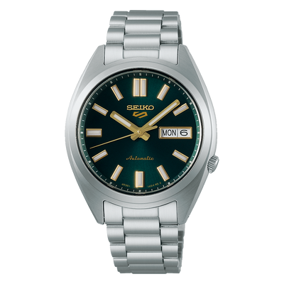 SEIKO 5 Sports SNXS Collection Or Vintage Vert Cravate | SRPL57K1