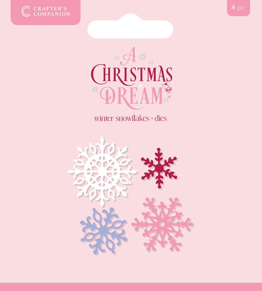 Sara Signature Une Création de Noël Matrice de découpe en métal – Flocons de neige d'hiver