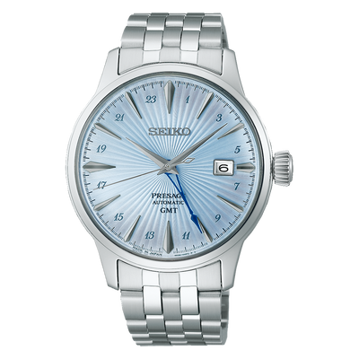SEIKO Presage Cocktail Time GMT Cadran Bleu | SSK037