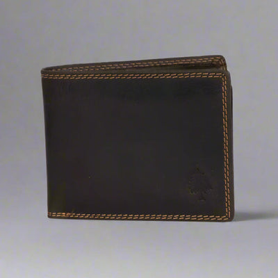 Portefeuille homme Greenwood Leather. Cuir huilé anti-RFID