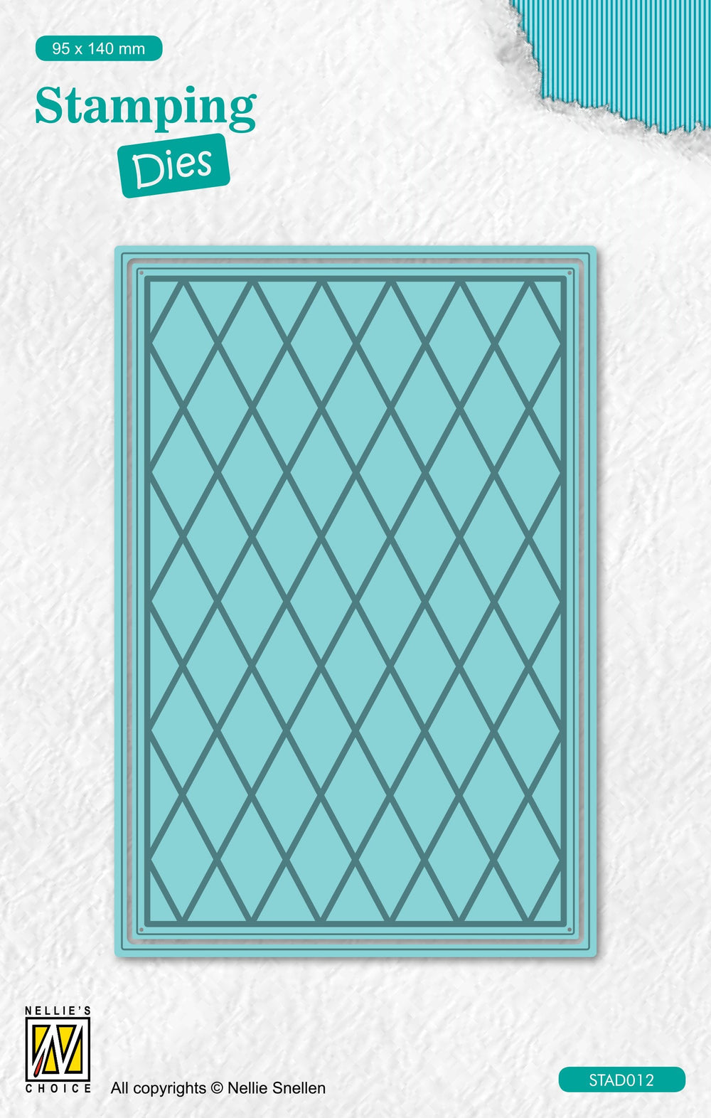 Matrice de découpe Nellie's Choice Rectangle - Treillis