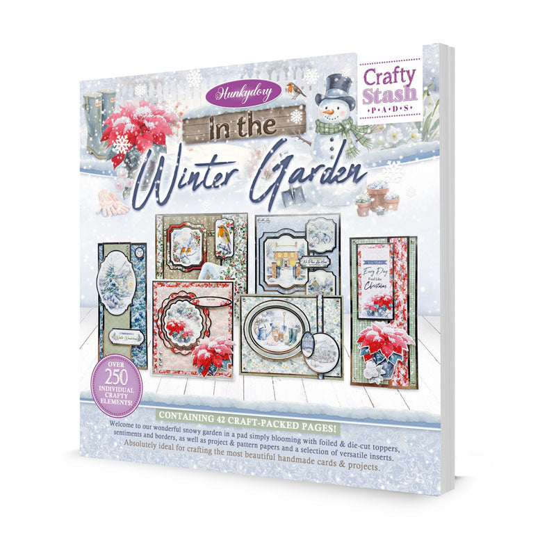 Crafty Stash Pads - In the Winter Garden