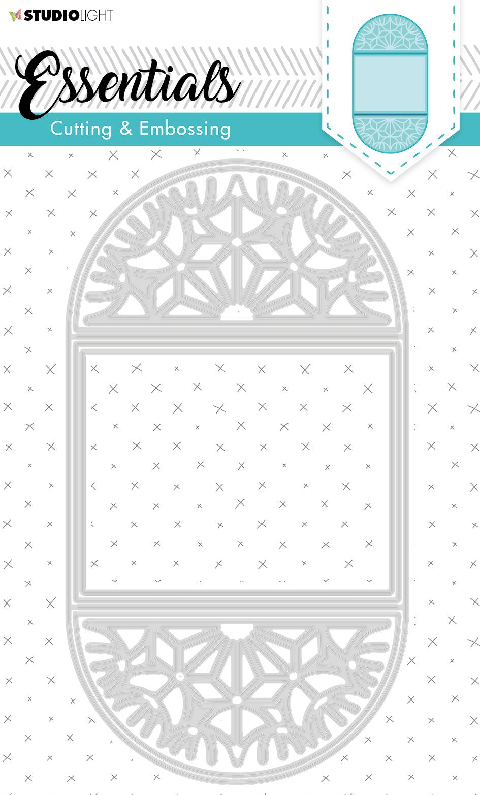 SL Matrice de découpe et d'embossage Forme de carte Essentiels 209x114mm nr.298