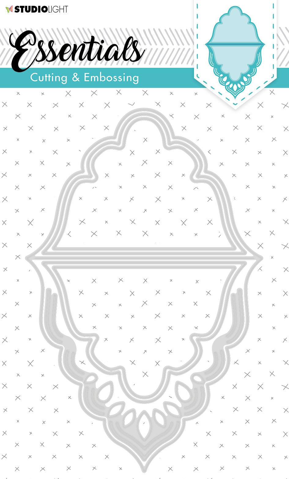 SL Matrice de découpe et d'embossage forme de carte Essentials 202x132mm n°301