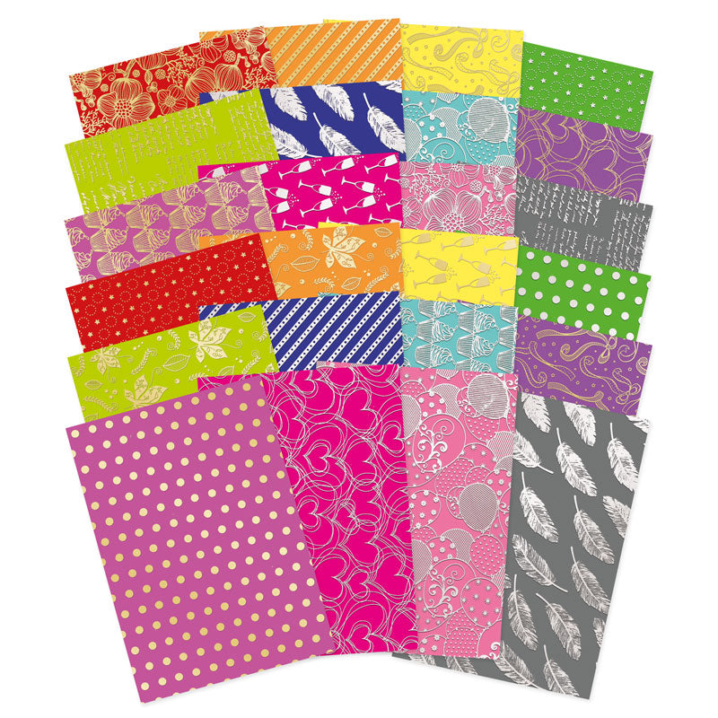 Papiers adhésifs plastifiés A5 « Bold & Bright Stickables »