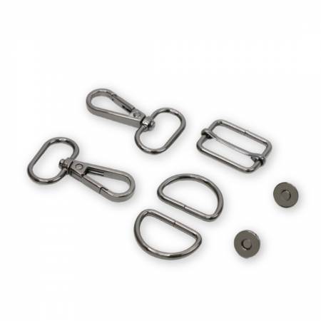 Sallie Tomato - Basic Hardware Set with Snap - 1.5" — Cottage Quilting Ltd.