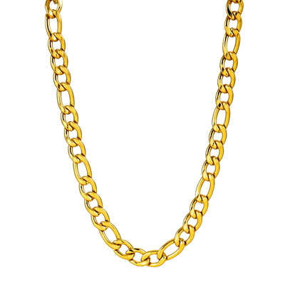 Style SUTTON : Collier chaîne gourmette audacieux en or