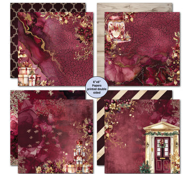 3Quarter Designs Sugarplum Wreath 6x6 Paper Pack