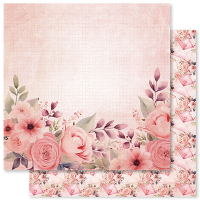Papier Sweet Valentine D 12 x 12 (Paquet en vrac de 12) 33330