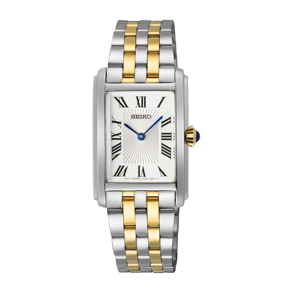 SEIKO Essentials Montre habillée classique bicolore pour femme | SWR087