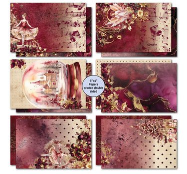 3Quarter Designs Sugarplum Wreath  6x4 Card Pack