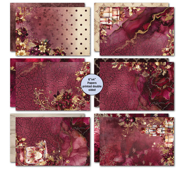 3Quarter Designs Sugarplum Wreath  6x4 Card Pack