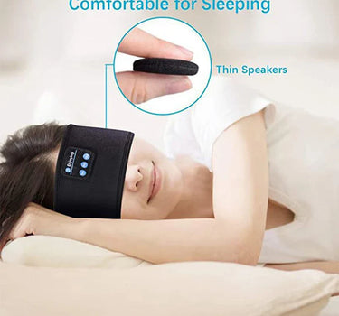 Bluetooth Wireless Headphones Sleep Eye Mask Headset Soft Elastic Comfortable Sports Headband Bluetooth Music Earphone
