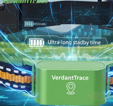 VerdantTrace 4G GPS Free Pet Tracker Collar Real Time Tracking Electronic Fence Anti Lost Cat Locator 850mah Battery Waterproof