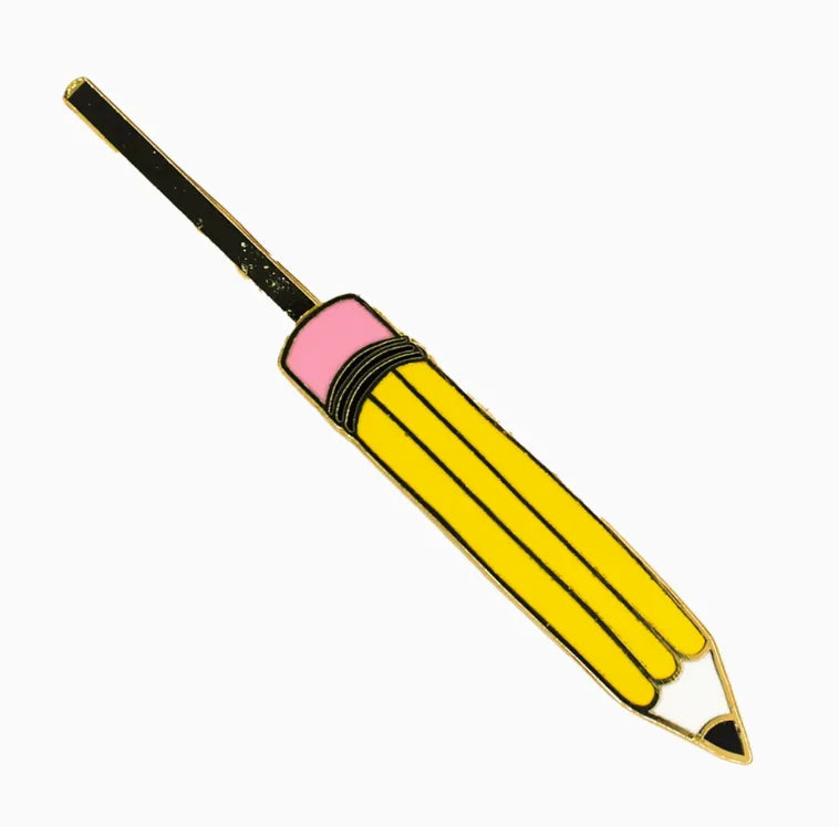 Pince à cheveux « Yellow Owl Workshop » en forme de crayon