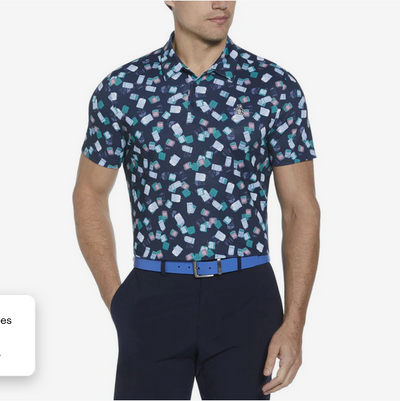 Polo imprimé étiquettes de voyage Pete