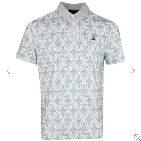 Polo imprimé à carreaux pour cocktail