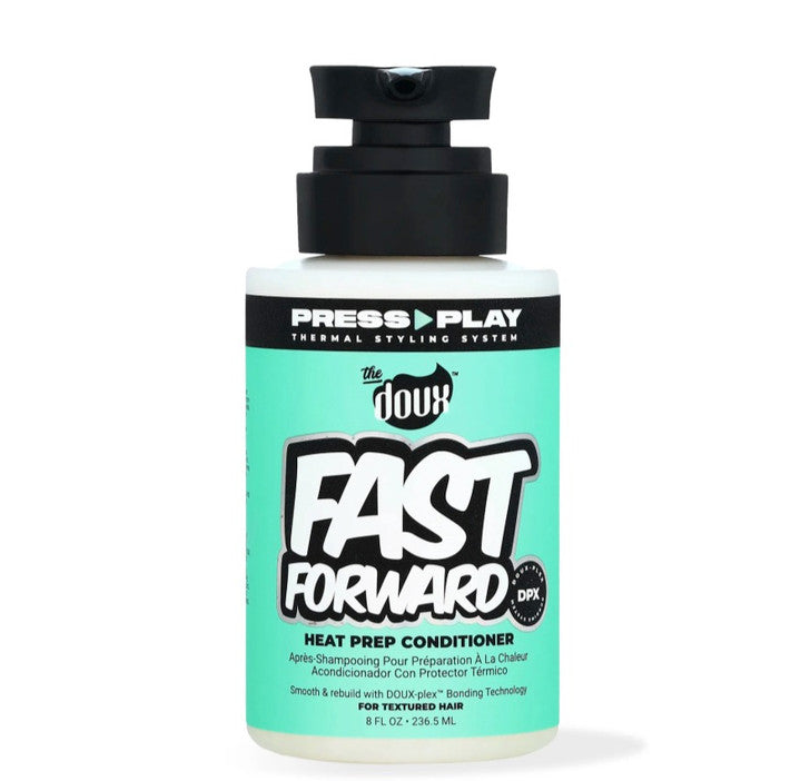 THE DOUX PRESS PLAY FAST FORWARD HEAT PREP CONDITIONER 8OZ