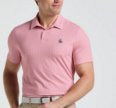 **Pete's Bowtie Print Short Sleeve Polo
