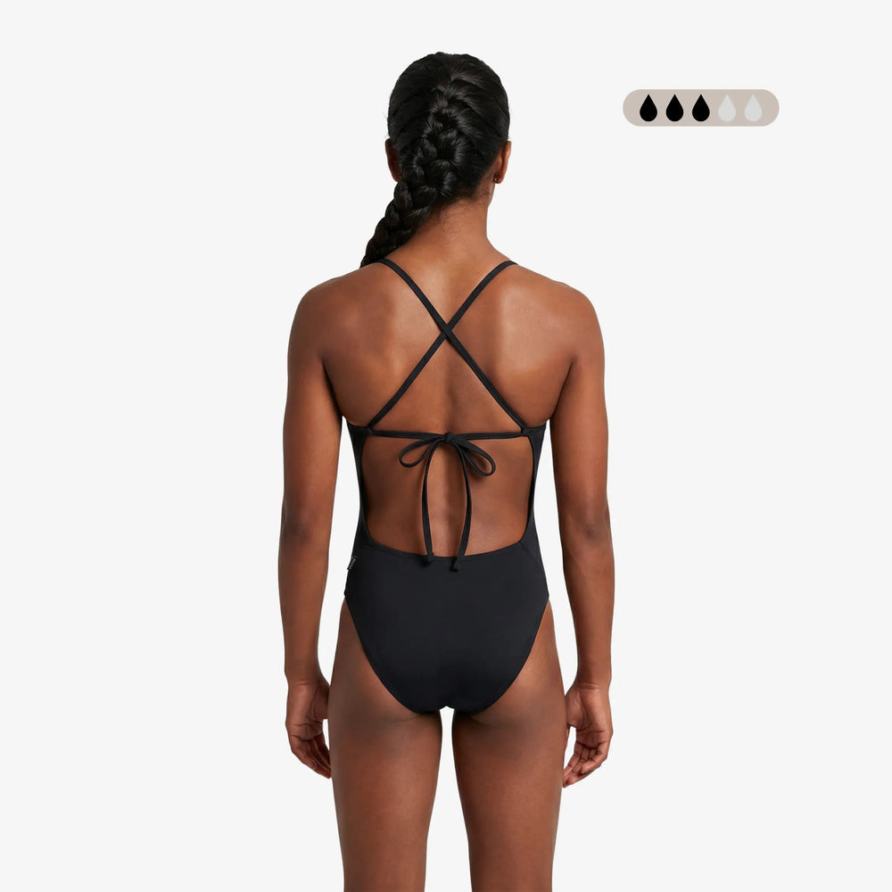 Maillot de bain de règles une pièce à attaches SecureFlo Onyx par Norca