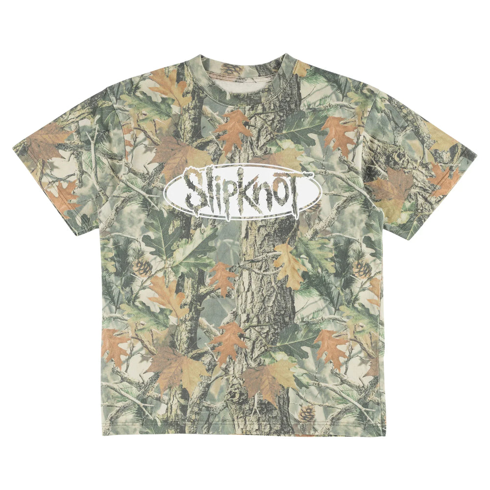 T-shirt ample 'Oval Logo' x Slipknot - Camo