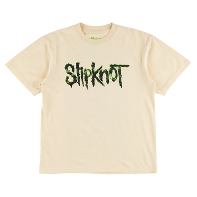Welcome x Slipknot 'Tomorrow' Boxy Garment Dyed-Tee - Bone