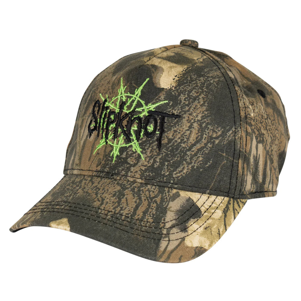 Casquette à 6 panneaux à velcro 'Nonagram' x Slipknot - Camo