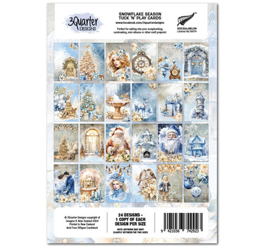 3Quarter Designs Snowflake Season - Tuck N Play Cards