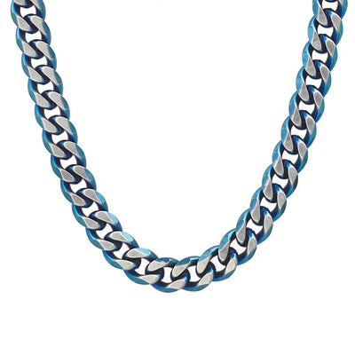 Collier chaîne maille gourmette Steeltime