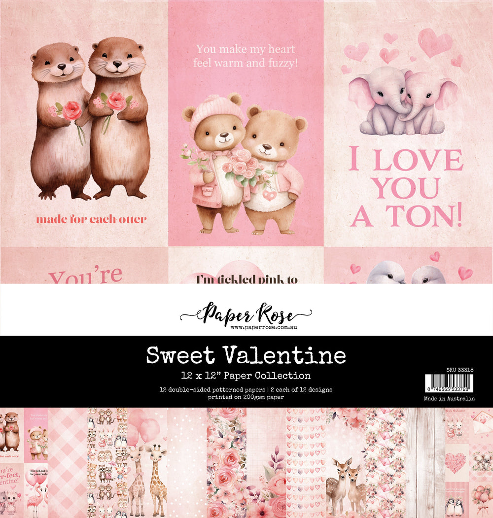 Collection de papiers Sweet Valentine 30x30 cm 33318