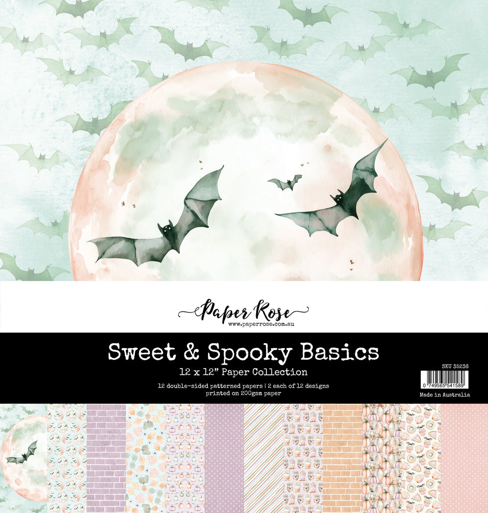 Collection de papiers Sweet & Spooky Basics 12x12 35236
