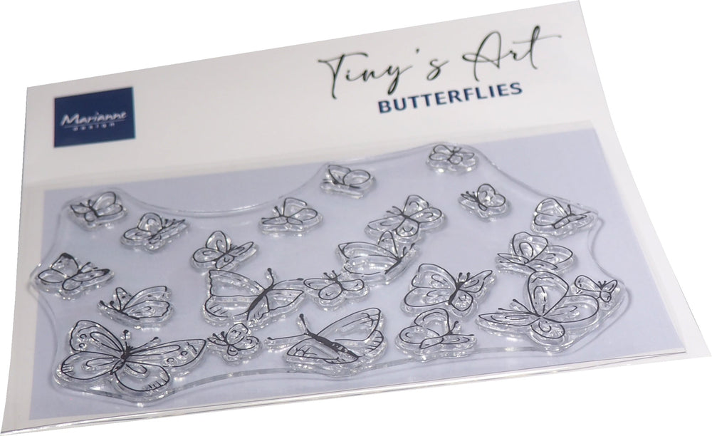 Marianne Design Tampon Transparent - Tiny's Art - Papillons