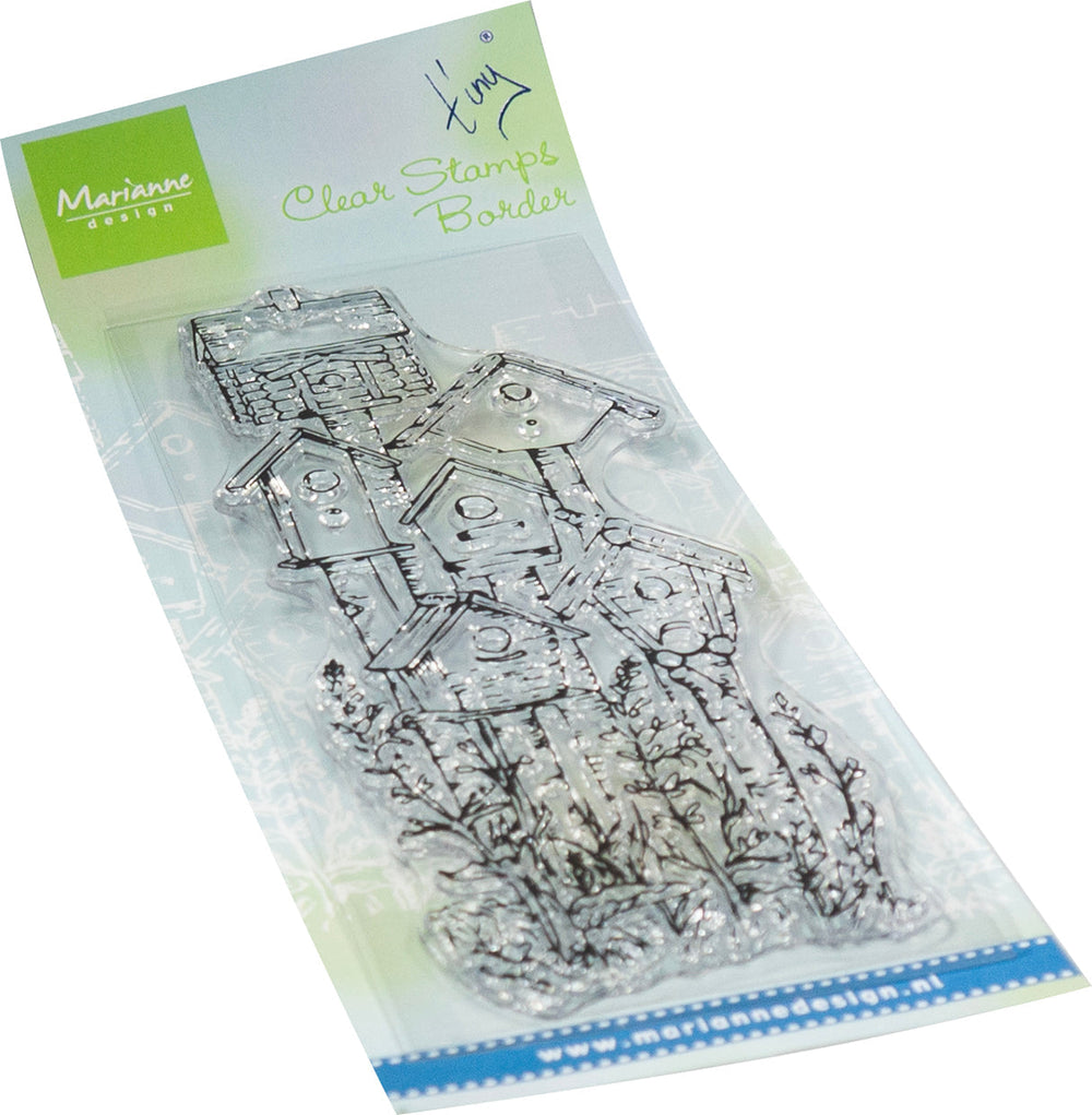 Marianne Design Tampon Transparent - Tiny's Borders - Nichoirs